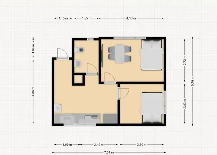 철길공원 옆, White Linen House 아파트 *